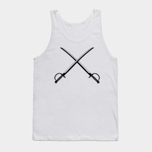 crossing swords Tank Top